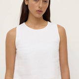 Assembly Label Estelle Linen Top | White (PRE-ORDER)