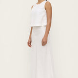 Assembly Label Estelle Linen Top | White (PRE-ORDER)