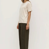 Assembly Label Womens Atelier Logo Tee | Tapioca (PRE-ORDER)