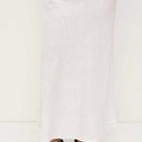 Assembly Label Melody Linen Bias Skirt | White (PRE-ORDER)