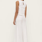 Assembly Label Melody Linen Bias Skirt | White (PRE-ORDER)