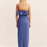 Shona Joy Campbell Strapless Bubble Maxi Dress | Wave Blue (PRE-ORDER)
