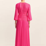 Shona Joy Aylah Balloon Sleeve Maxi Dress | Fuchsia