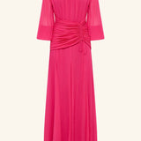 Shona Joy Aylah Balloon Sleeve Maxi Dress | Fuchsia