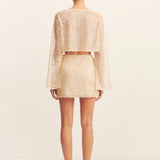 Shona Joy Everly Long Sleeve Top | Macadamia