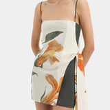 SIR. Constance Tie Mini Dress | Iris Floral