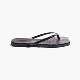 TKEES Square Toe Lily | Sable Croc