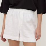 Assembly Label Everyday Linen Short | White