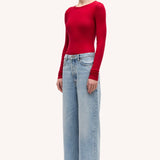 Samsoe Samsoe Sadou T-Shirt Long Sleeve | Haute Red