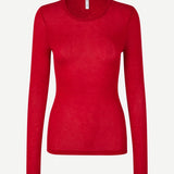 Samsoe Samsoe Sadou T-Shirt Long Sleeve | Haute Red