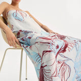 Morrison Mae Linen Strapless Dress | Sky