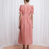 LOVAAN Boehm Dress | Tiny Rose Print
