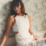 LOVAAN Amelia Dress | White