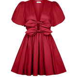 LOVAAN Devon Mini Dress | Red