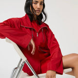 ONTE Adela Windbreaker | Red