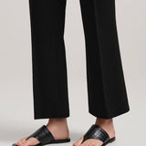 A Emery Paton Sandal | Black Embossed Croc