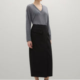 A Emery The Ernest Skirt | Black