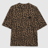 Anine Bing Avi Tee | Black and Brown Leopard (PRE-ORDER)