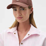 Oroton Logo Cap | Chocolate