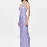Misha Sapphire Sequin Maxi Dress | Lilac Sequin