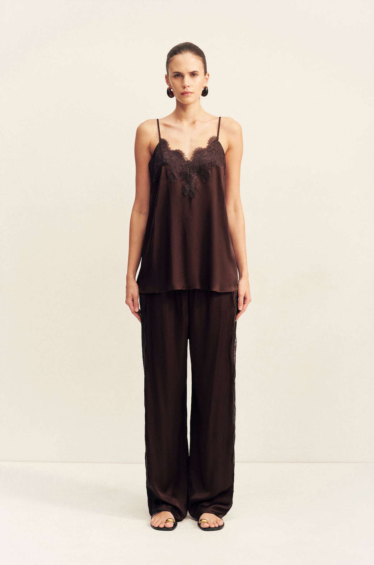 Simona Lace Side Panel Pant