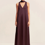 La Lune Scarf Panelled Maxi Dress