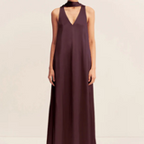 La Lune Scarf Panelled Maxi Dress