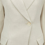Camilla and Marc Corbett Fitted Blazer | Stone White