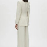 Camilla and Marc Corbett Fitted Blazer | Stone White