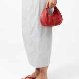 St Agni Perforated Mini Bon Bon Bag | Rosso