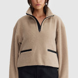 ORTC Addison Sherpa Fleece Quarter Zip | Teddy