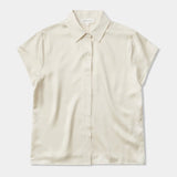 Assembly Label Karri Silk Short Sleeve Shirt | Cream