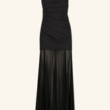 Shona Joy Blainey Open Back Draped Maxi Dress | Black