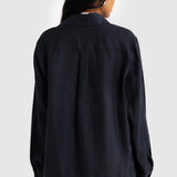 ORTC Luna Linen Shirt | French Navy (PRE-ORDER)