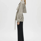 Camilla and Marc Burdock Check Trench Jacket | Khaki Check