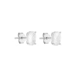 Porter Oval Studs 1CT | Silver