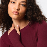 Mossman Brooklyn Top | Bordeaux