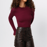 Mossman Brooklyn Top | Bordeaux