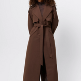 Mossman Franklin Trench Coat | Chocolate