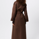Mossman Franklin Trench Coat | Chocolate