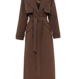 Mossman Franklin Trench Coat | Chocolate