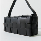 St Agni Woven Envelope Slim Tote | Black