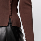 Mossman Windsor Knit Top | Chocolate