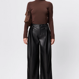 Mossman Windsor Knit Top | Chocolate