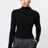 Mossman Windsor Knit Top | Black