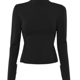 Mossman Windsor Knit Top | Black
