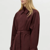 Camilla and Marc Dia Trench Coat | Burgundy