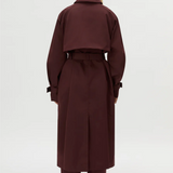 Camilla and Marc Dia Trench Coat | Burgundy