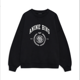 Anine Bing Miles Sweatshirt Collegiate | Vintage Black