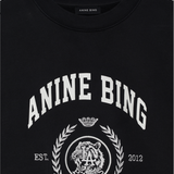 Anine Bing Miles Sweatshirt Collegiate | Vintage Black